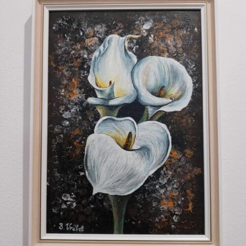 Kálák – akrilfestmény (keretezett)