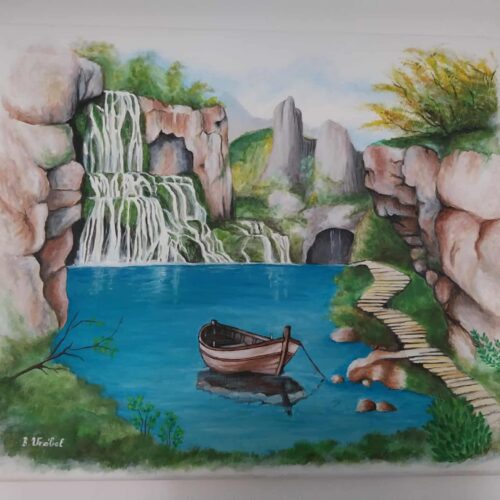 A nyugalom öble – akrilfestmény